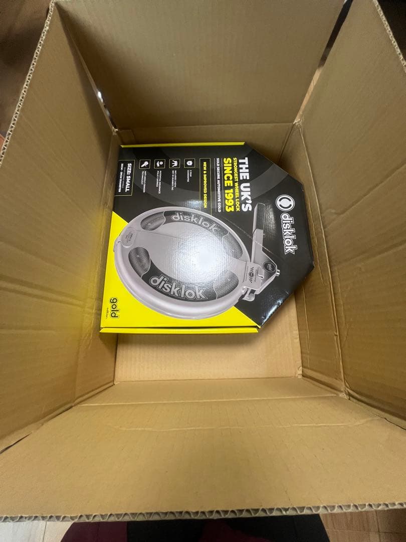 【未開封品 Disklok】 ハンドルロック S ステアリングロック　3点セット