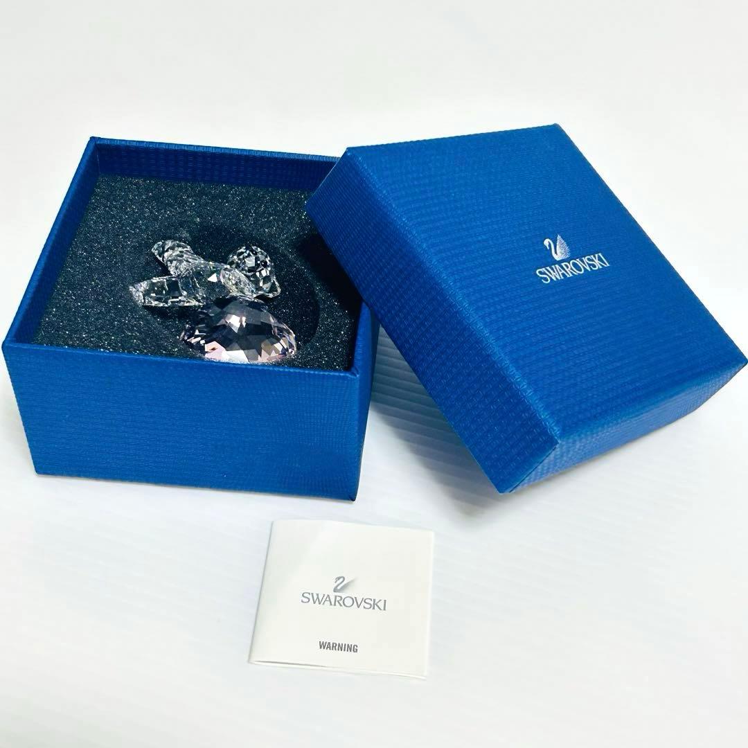 スワロフスキー クリスベア ピンク ハート　クリスタル　置物