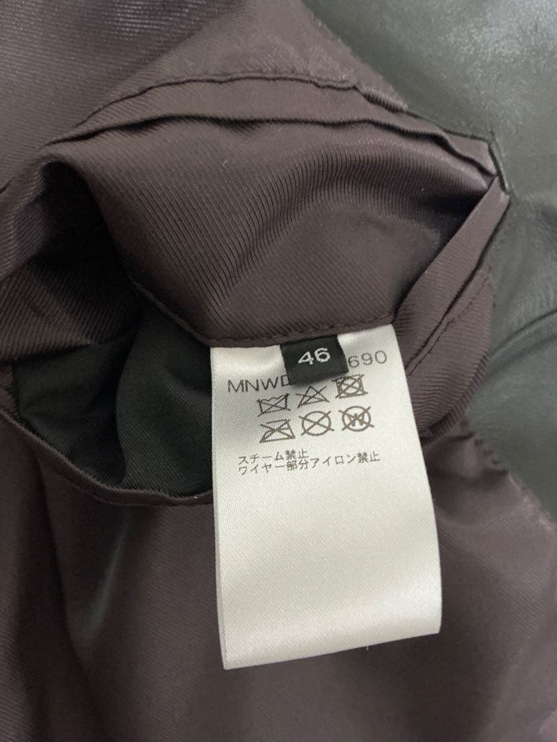 MICHEL  HOMME ラムレザーブルゾン