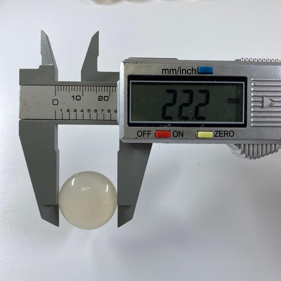 本瑪瑙　極太碁石　ゴケ付 トコヒカ　東な7-0323☆2F