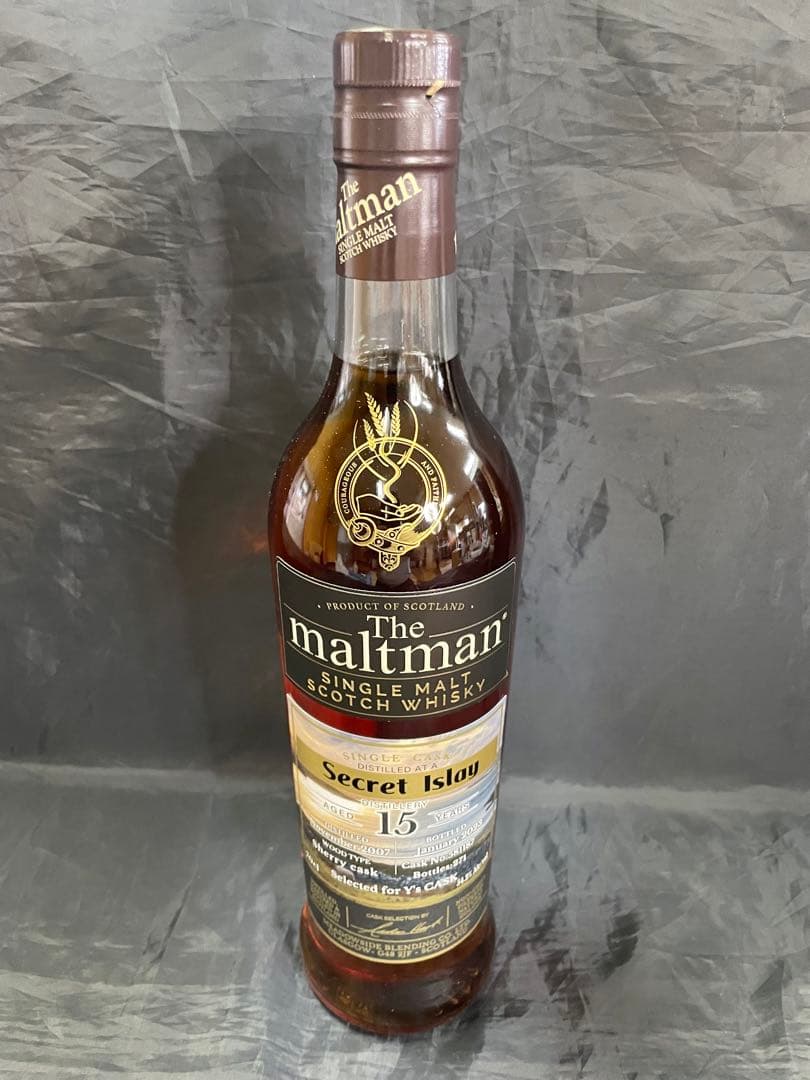 ザ・モルトマン シークレットアイラ15年 Y'Sカスクシェリーカスク