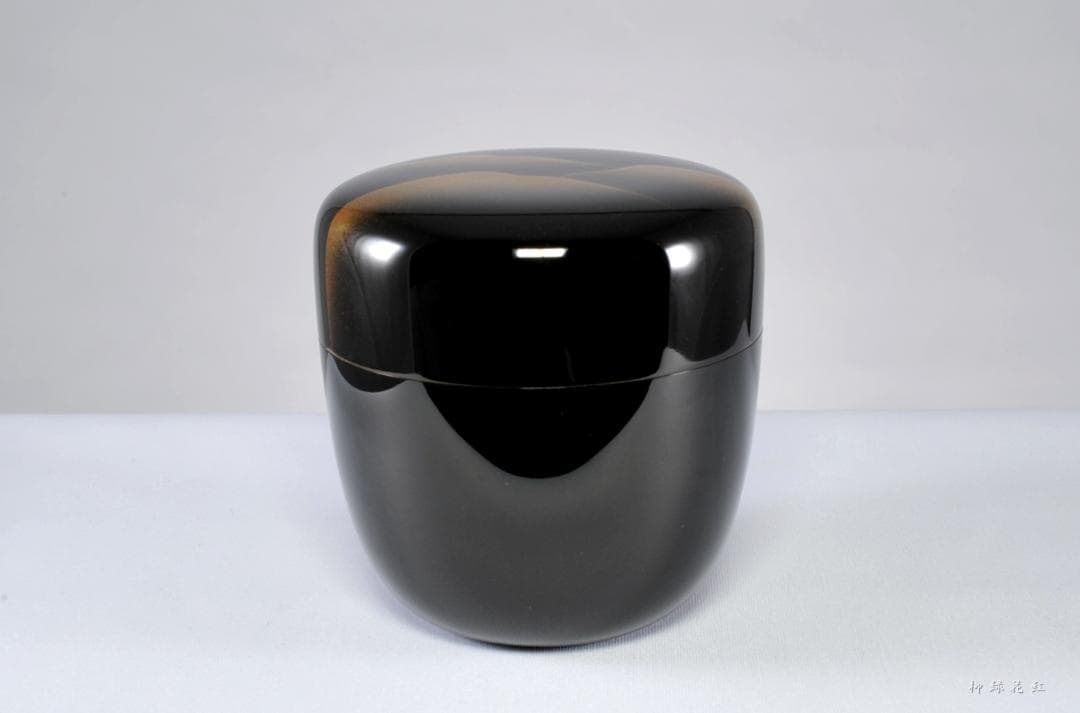 【たかちむ】井筒鳳斉 鷹ヶ峰蒔絵 大棗 立上り雲錦蒔絵 蓋裏光悦垣蒔絵