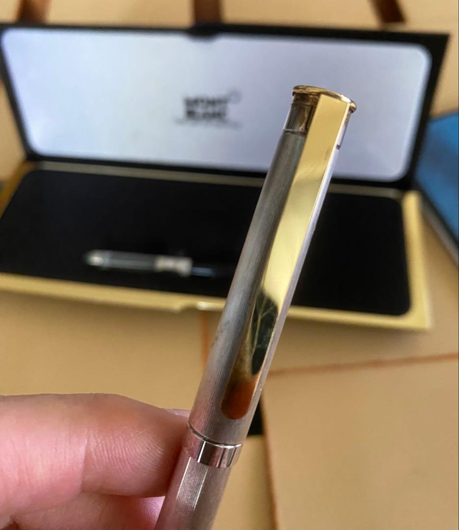 モンブランMONT BLANC 万年筆 スリム　ペン先 18K/750金ゴールド