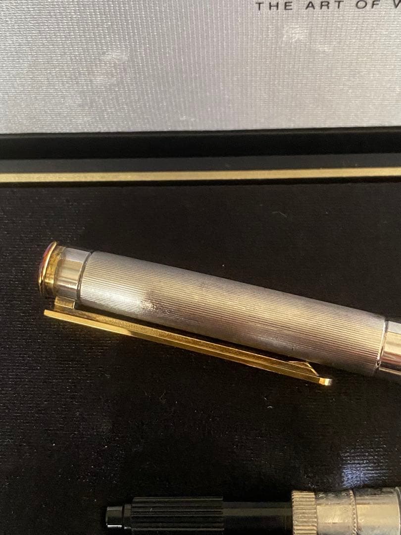 モンブランMONT BLANC 万年筆 スリム　ペン先 18K/750金ゴールド