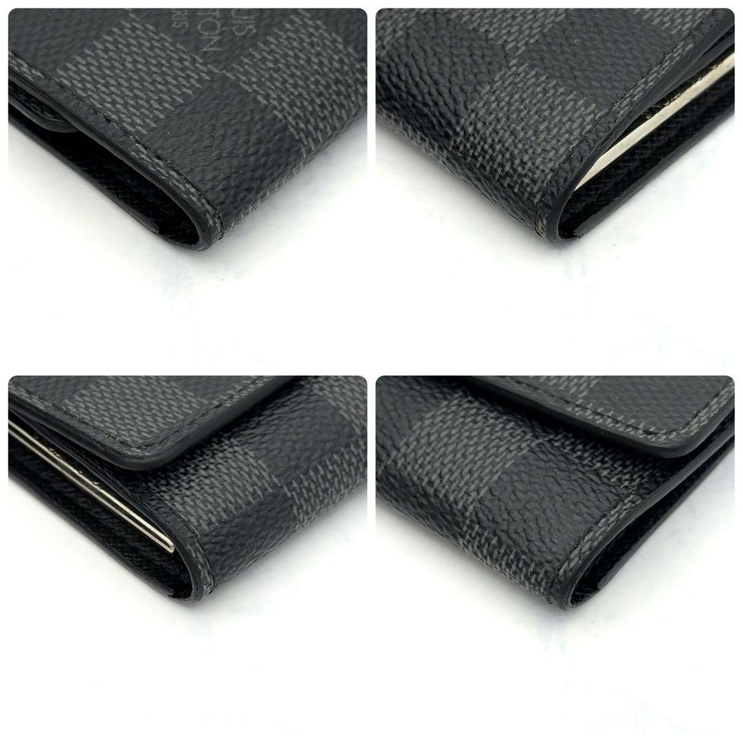 【最高級美品】ルイヴィトン ダミエ グラフィット ミュルティクレ6 キーケース