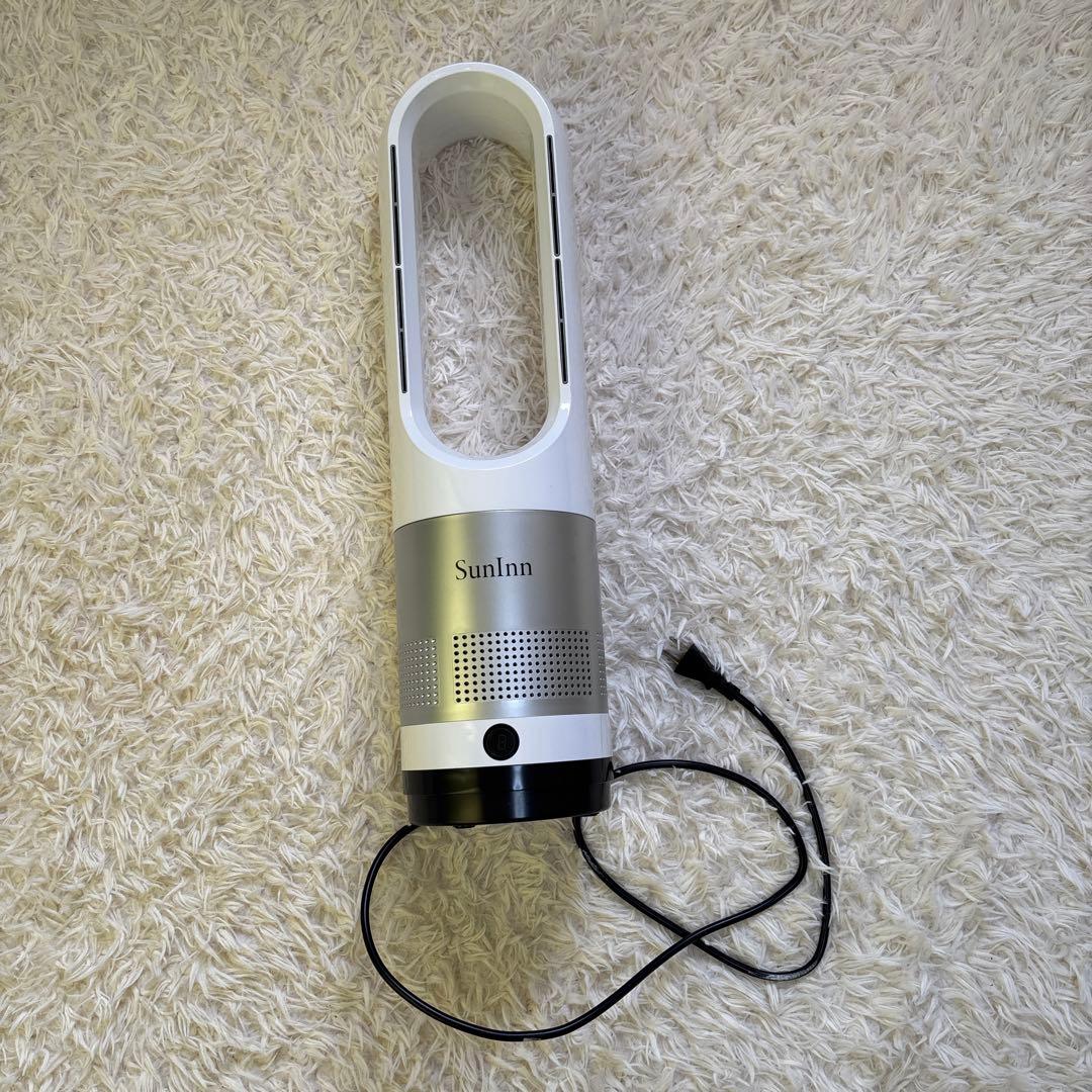 タワー型セラミックファンヒーター リモコン付き