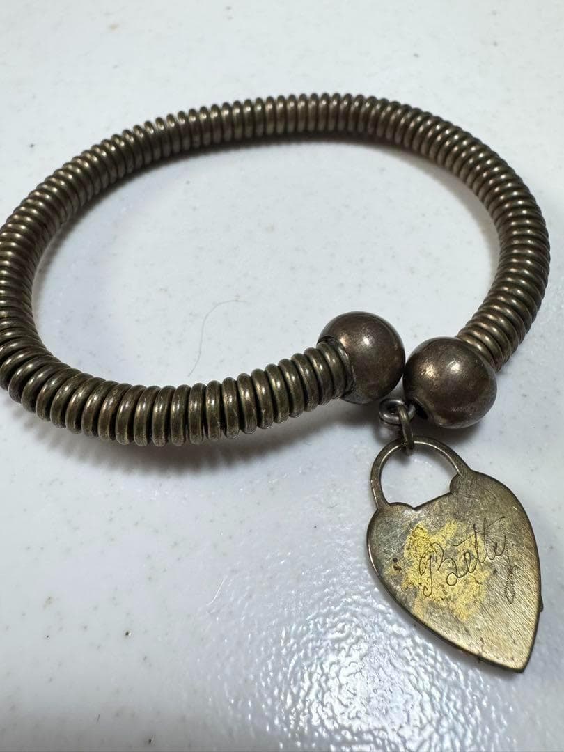 米軍 実物 SWEETHEART JEWELRY コイルブレスレット