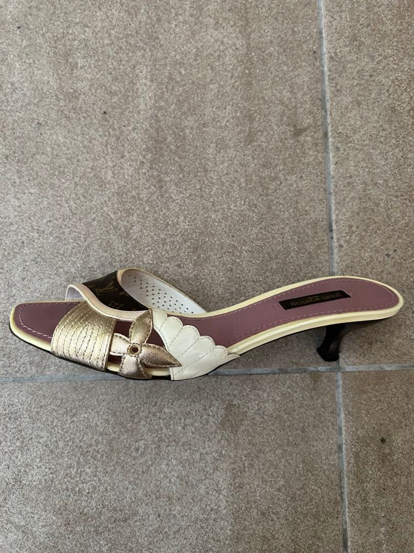 Louis Vuitton ルイ・ヴィトン　ミュール　　 ブラウン/ベージュ