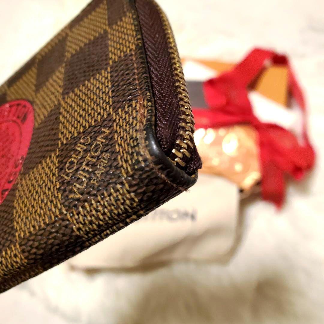 ルイヴィトン VUITTON 小銭入れ ケース エベヌ ダミエ クレ 希少