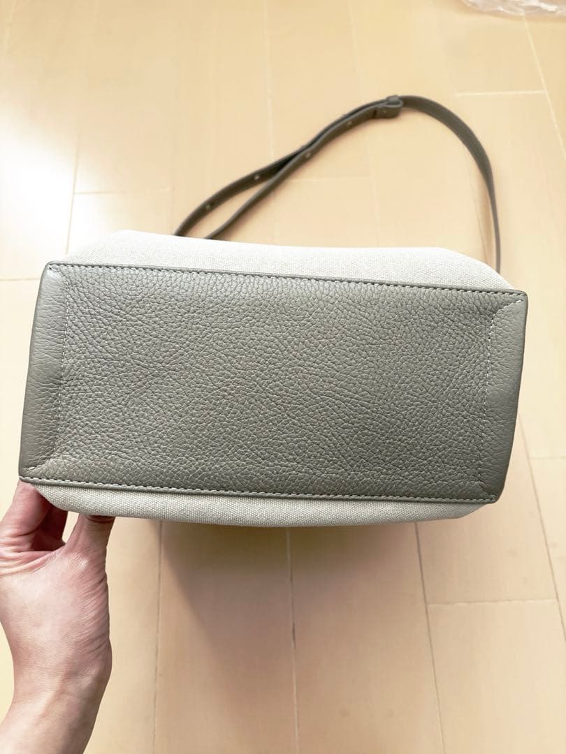 美品 イアクッチ ソルベット キャンバス レザー ショルダーバッグ S