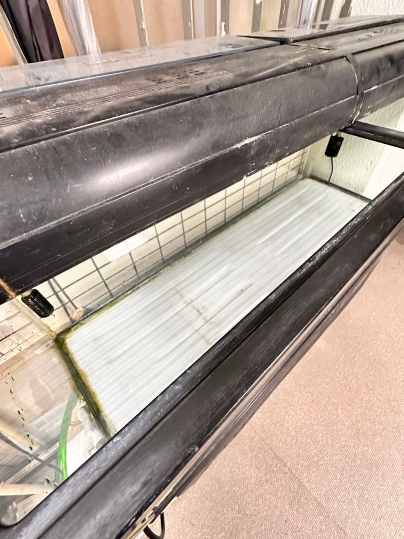 大型ガラス水槽 照明装置付き 水槽 120水槽