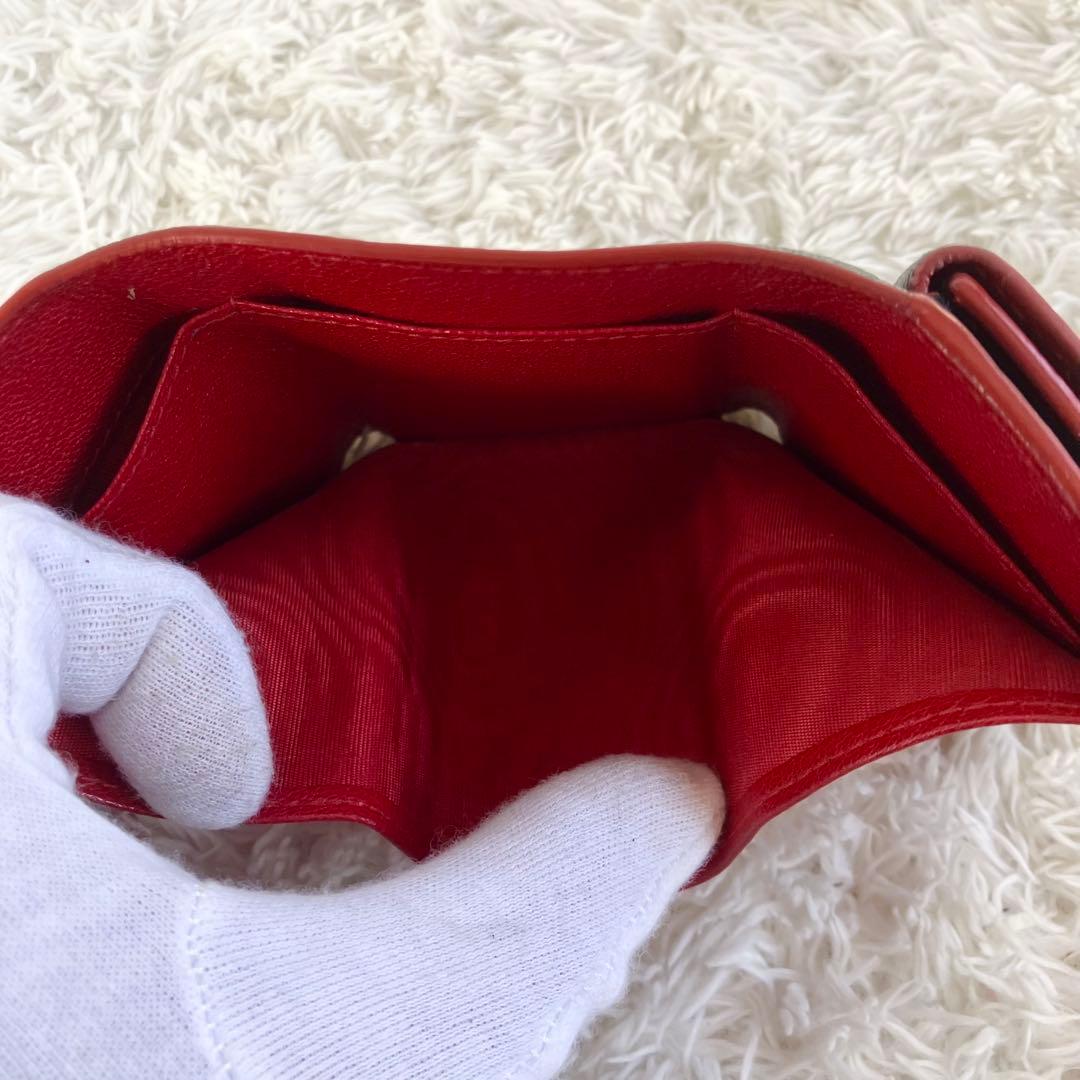 専用✨ ミュウミュウ マドラス　ラブレター ハート　3つ折り財布　ブラック