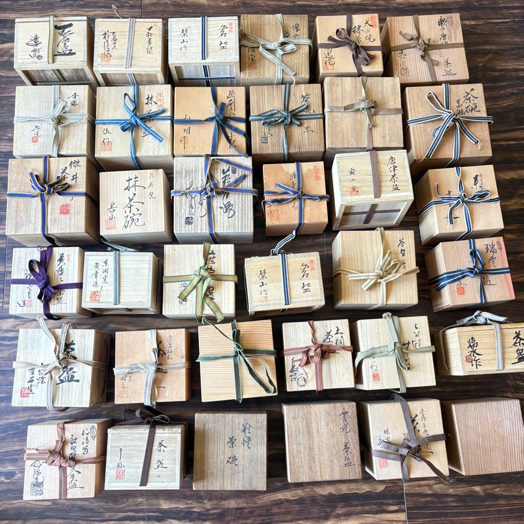 茶碗 抹茶碗 36点 茶道具 色絵 いろいろ まとめて