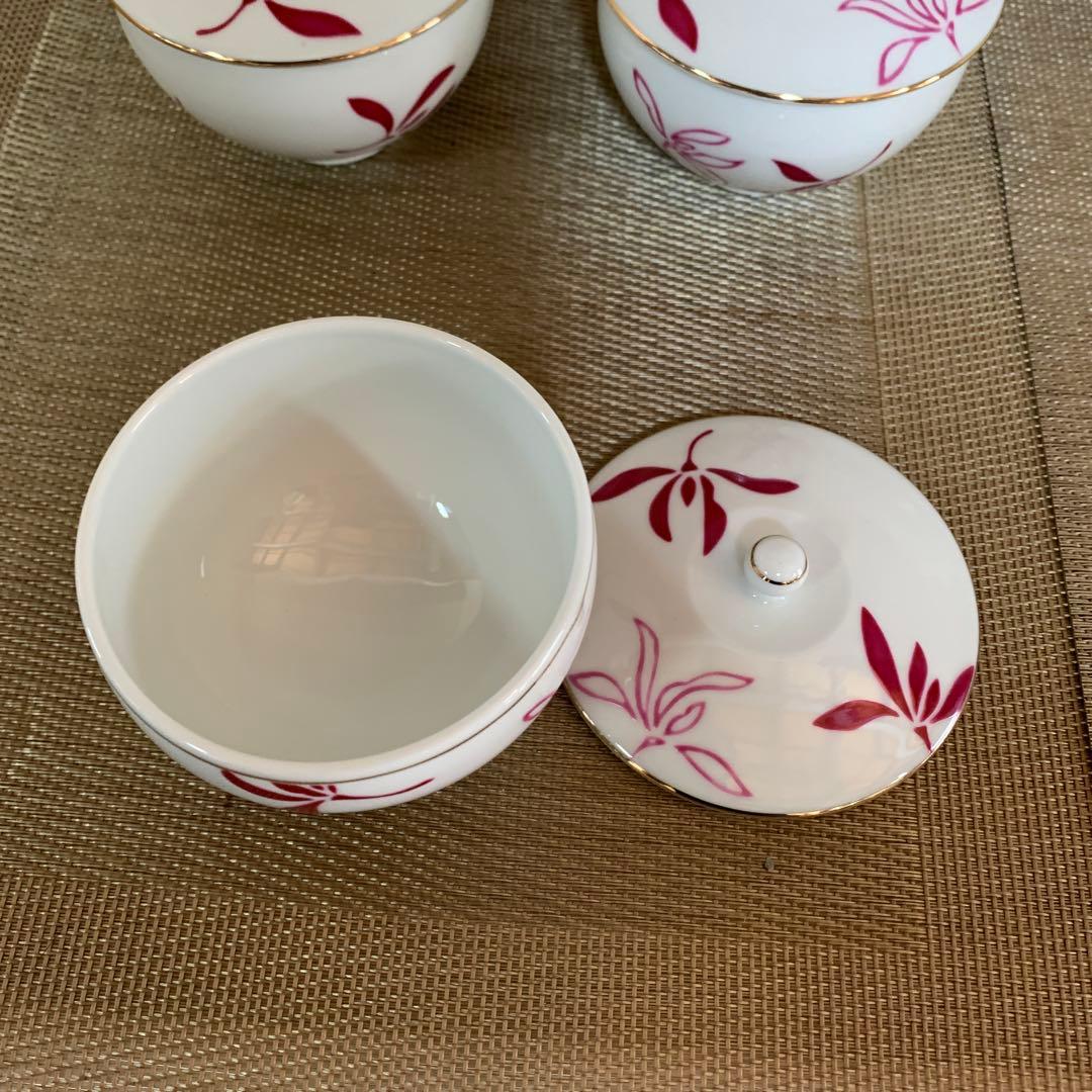 たち吉 蘭の舞　お茶呑茶碗 5客セット