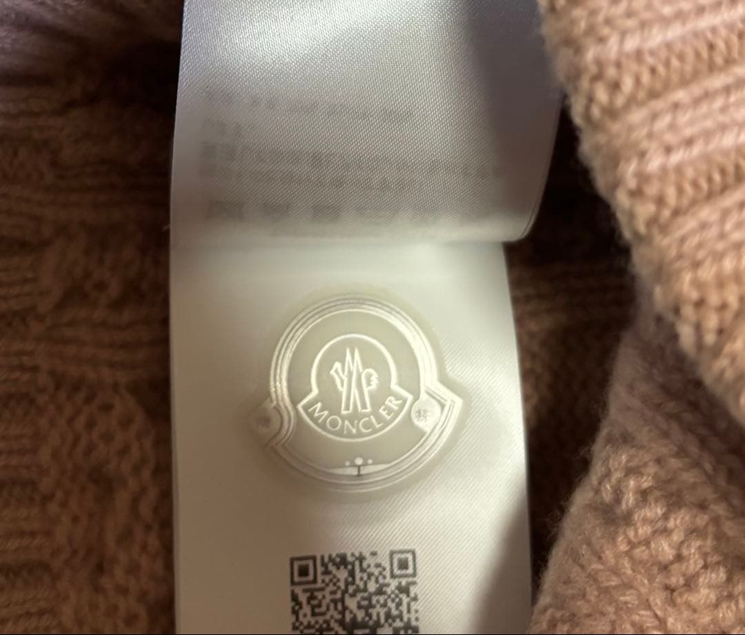 最終価格 モンクレール MONCLER ニットキャップ ニット帽 ピンク