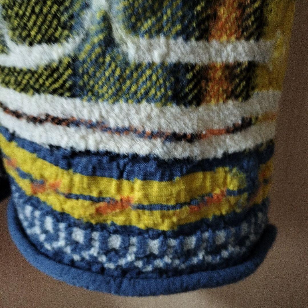 kapital キャピタル 縮絨ウールマフラー ストール チェック 大判