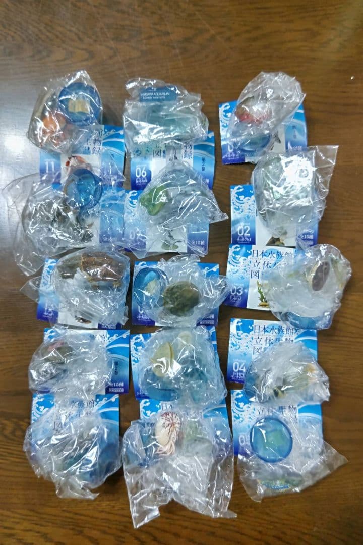 海洋堂　日本水族館立体生物図録　第2弾　15種フルコンプ＋α　新品未開封品