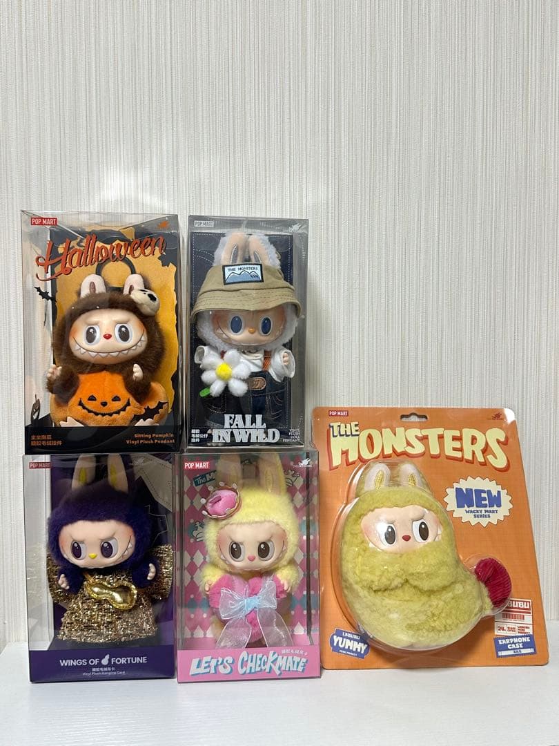 POPMART ラブブThe Monsters ぬいぐるみセット5点