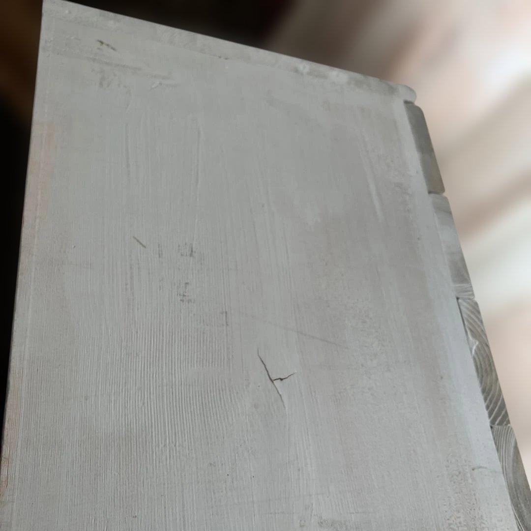 最終価格！アンティーク風に作ったブルーグレーの棚