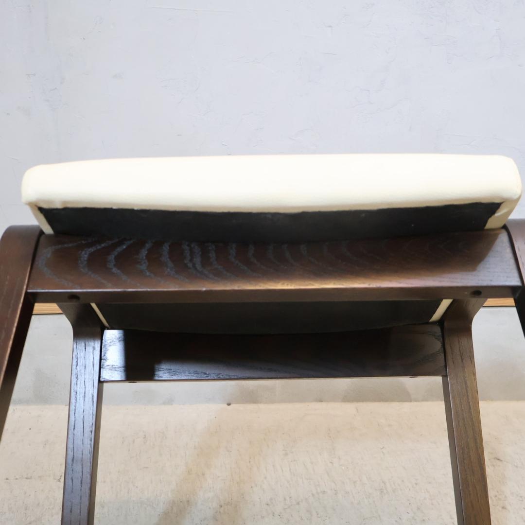 karimoku カリモク家具 オーク材 スツール スタッキング 椅子2脚セット