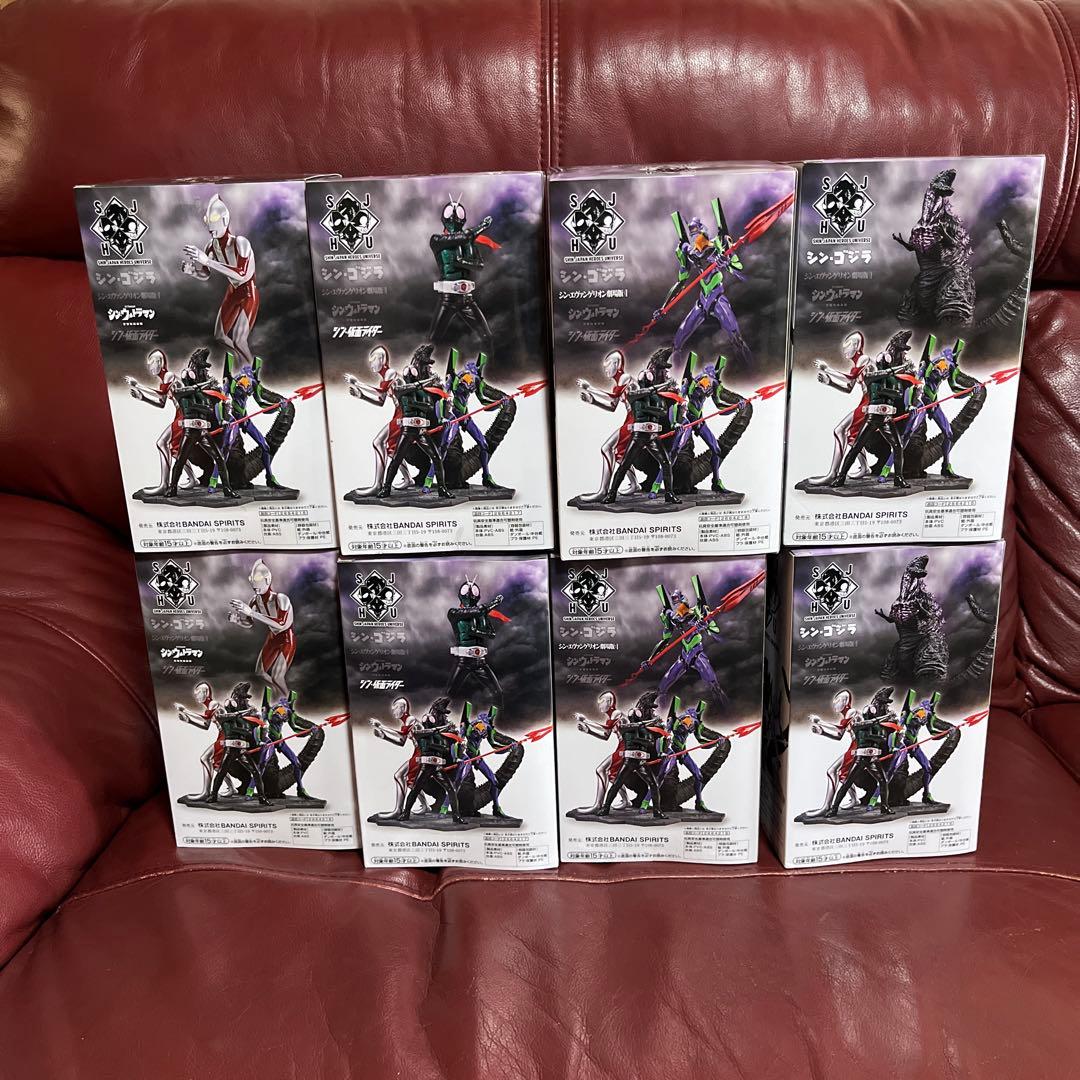 シン・ジャパン・ヒーローズ・ユニバース　4種8体のまとめ売り