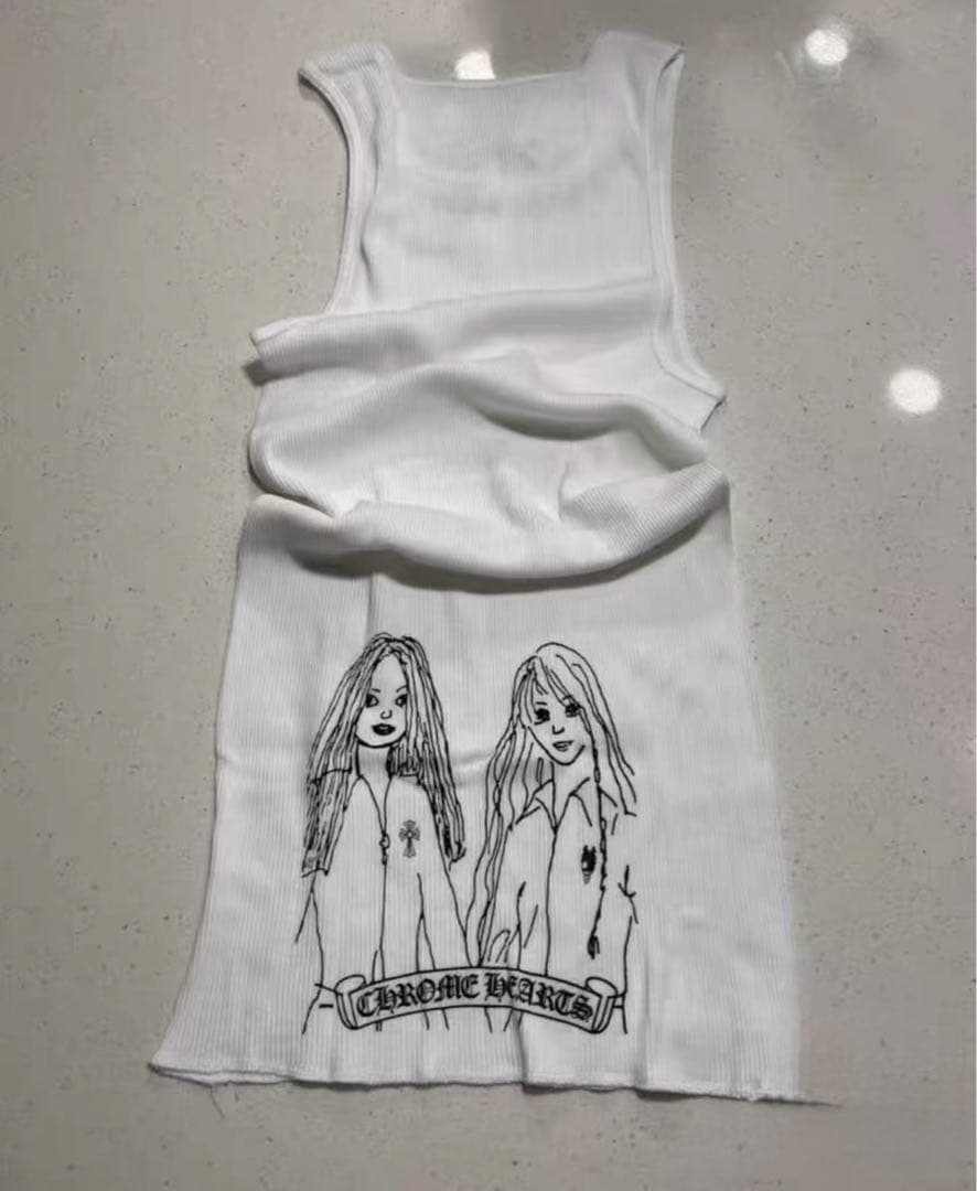 値下げ！新品未使用　クロムハーツ　タンクトップ　ホワイト　最新作　正規品　M
