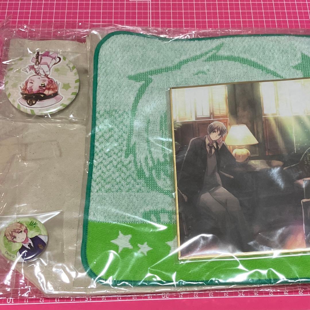 【ヘタリア】 おでかけセット 缶バッジ 色紙 トートバッグ ハンカチ