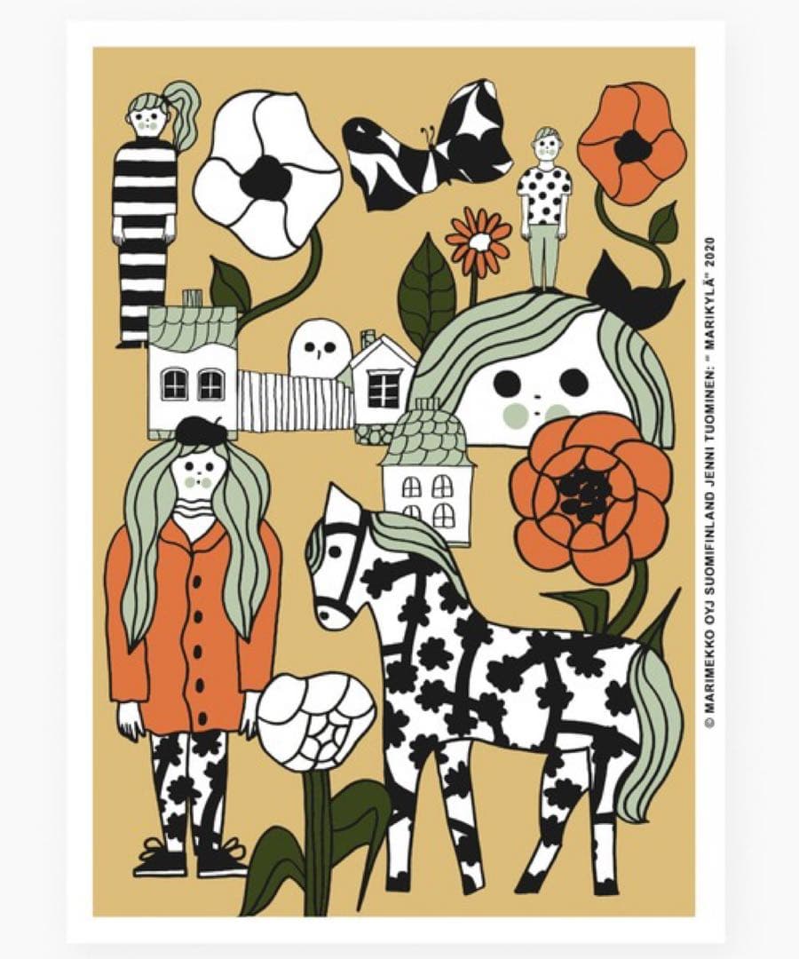 marimekko マリメッコ　Marikyla/ART POSTER 新品