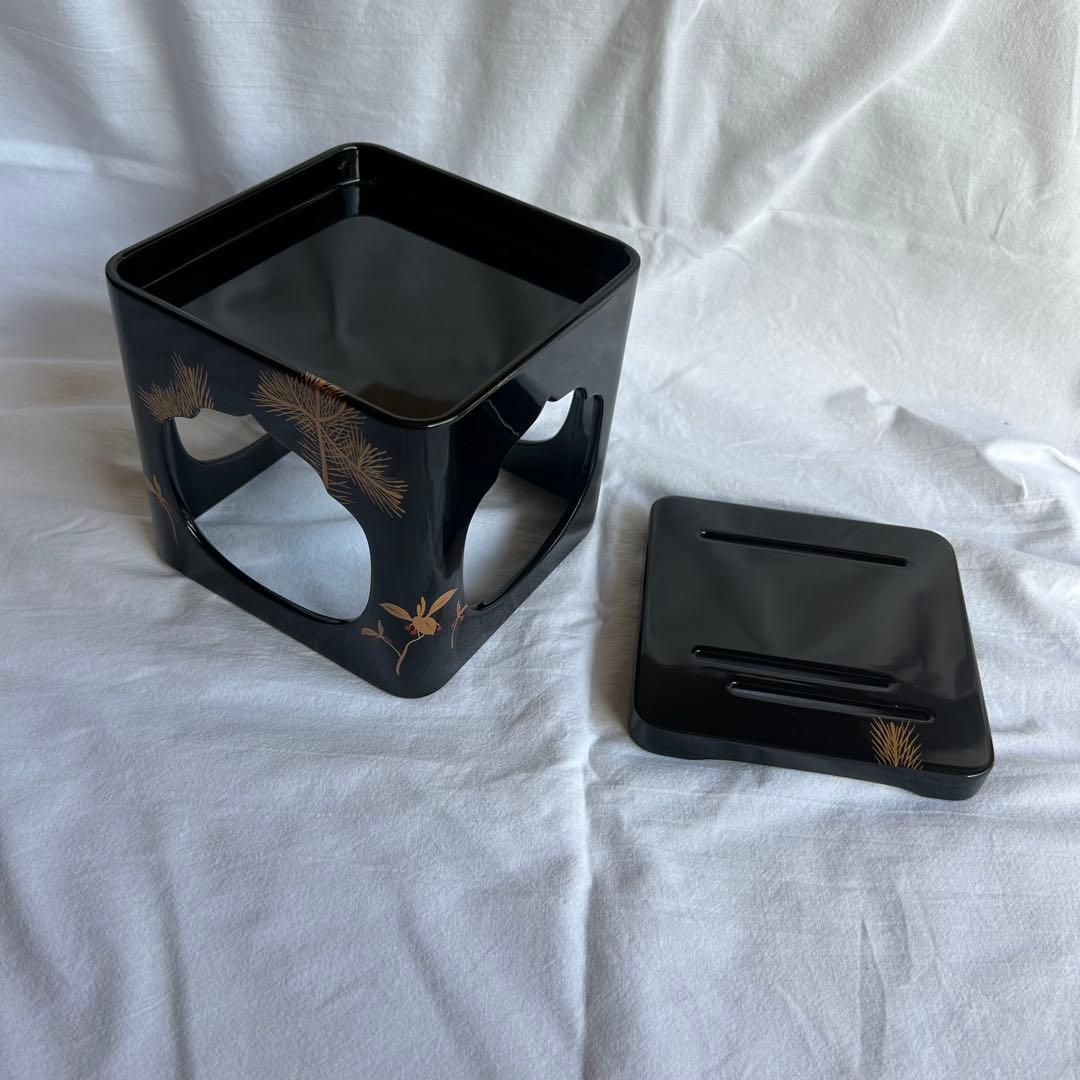 お屠蘇セット　おとそ　御屠蘇器　黒 木製 漆塗り