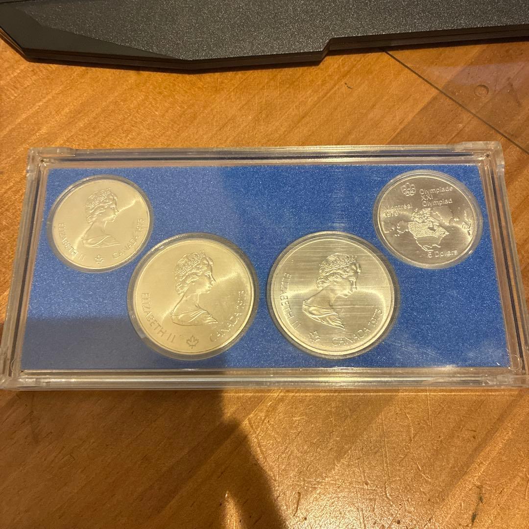 あ*3様 モントリオールオリンピック　記念銀貨