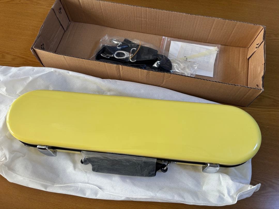 【未使用】CC Shiny フルートケース イエロー