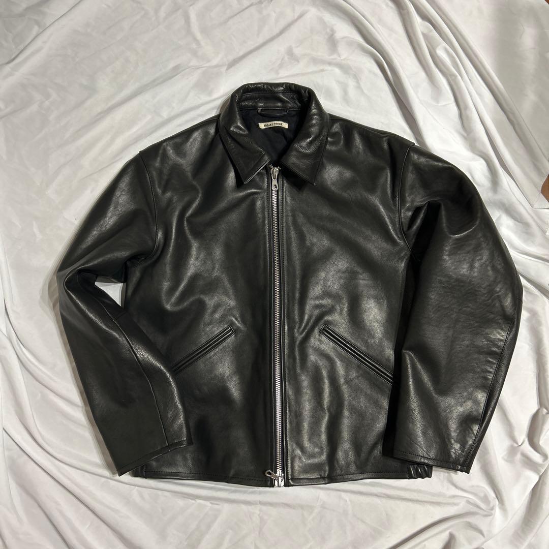 【新品】フリークスストア　ミニマル シングル ライダースジャケット/カーフレザー