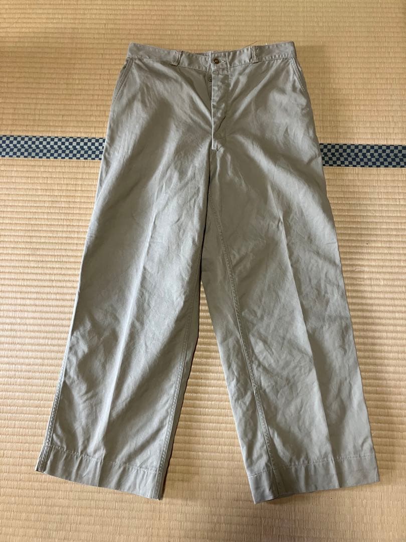 パンツ US ARMY KHAKI CHINO TROUSERS 1960s