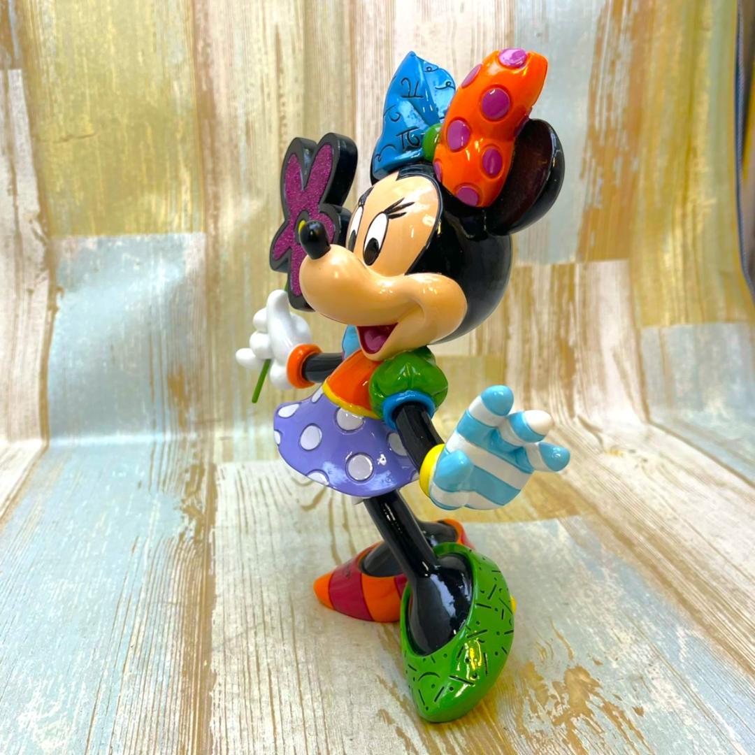 ミニーマウス Minnie Mouse エネスコ BRITTO お花 フィギュア