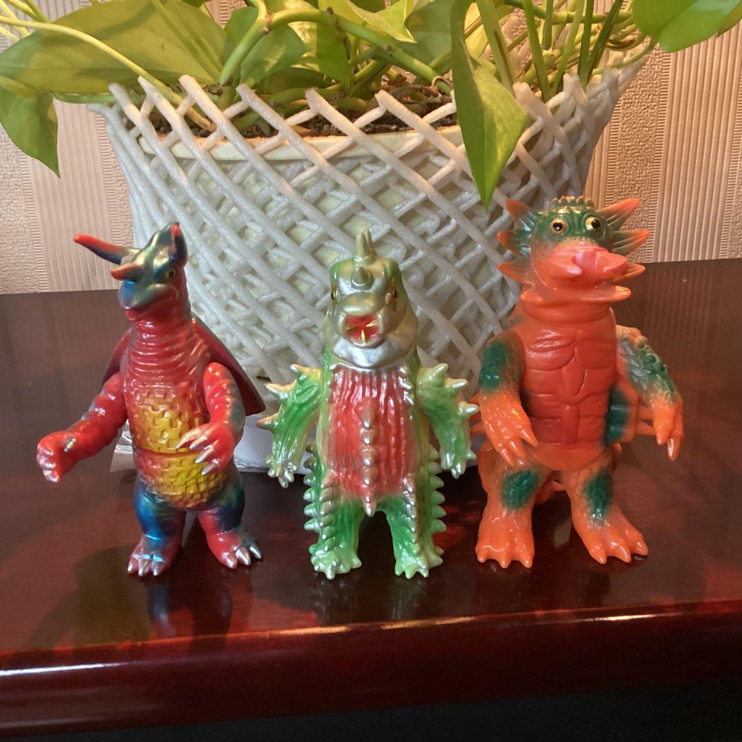 ブルマァク幻の金型使用　コスモリキッド　サボテンダー　キングクラブ　ミドルサイズ