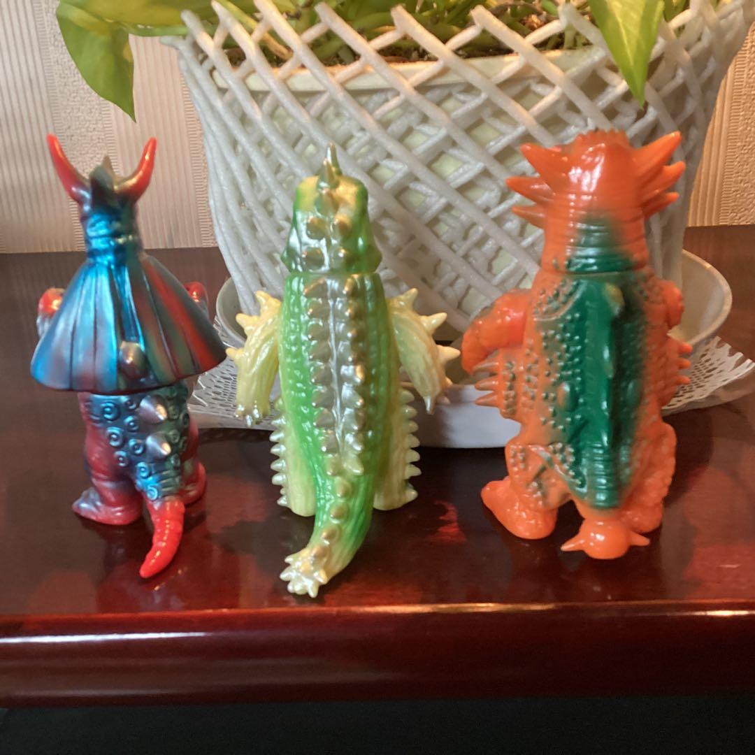 ブルマァク幻の金型使用　コスモリキッド　サボテンダー　キングクラブ　ミドルサイズ