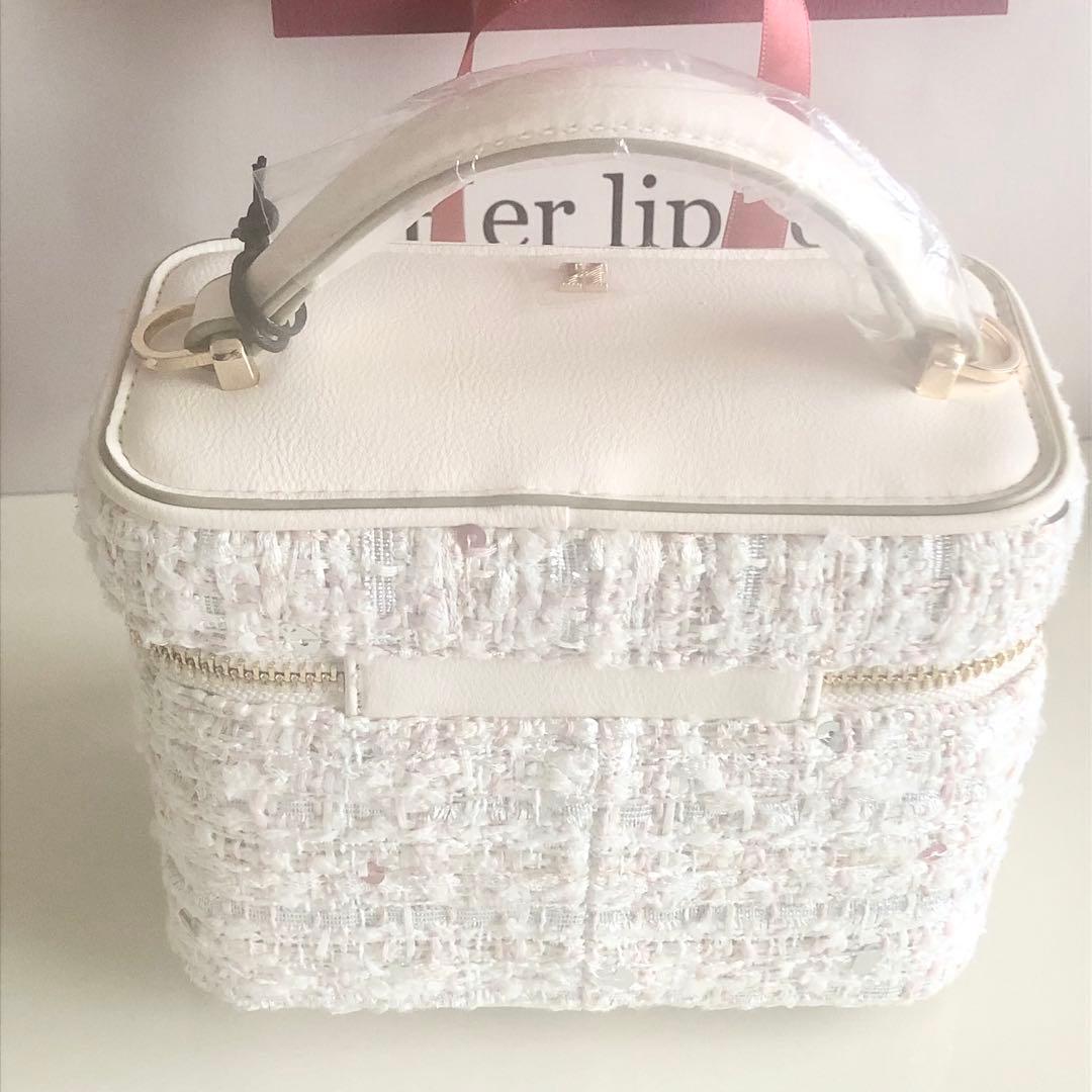 新品★Her lip to Tweed Crystal Vanity Bag