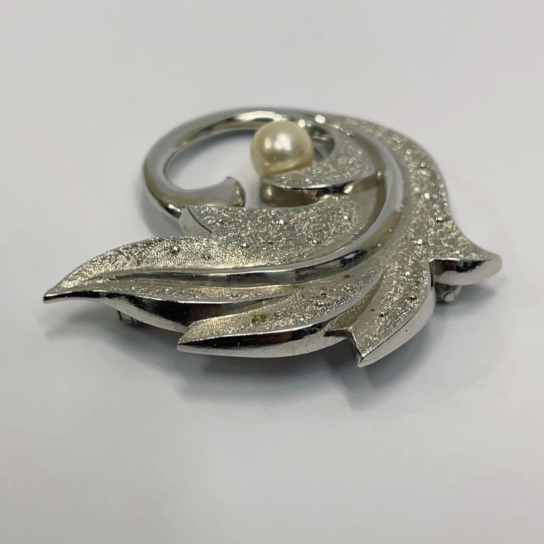 MIKIMOTO ミキモト パール 真珠 ブローチ 箱付き