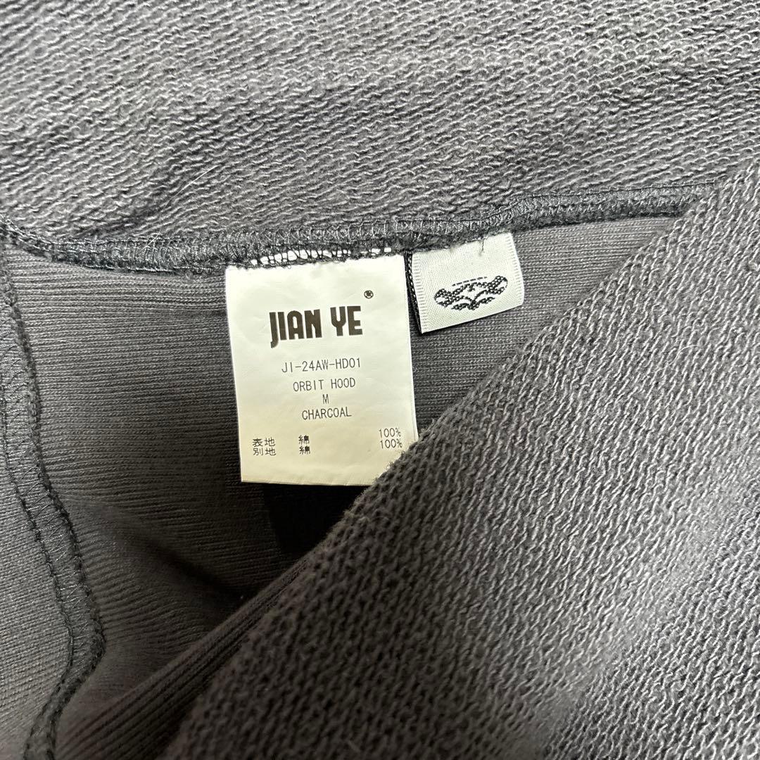 トップス Jian Ye 24AW Orbit Hood Charcoal