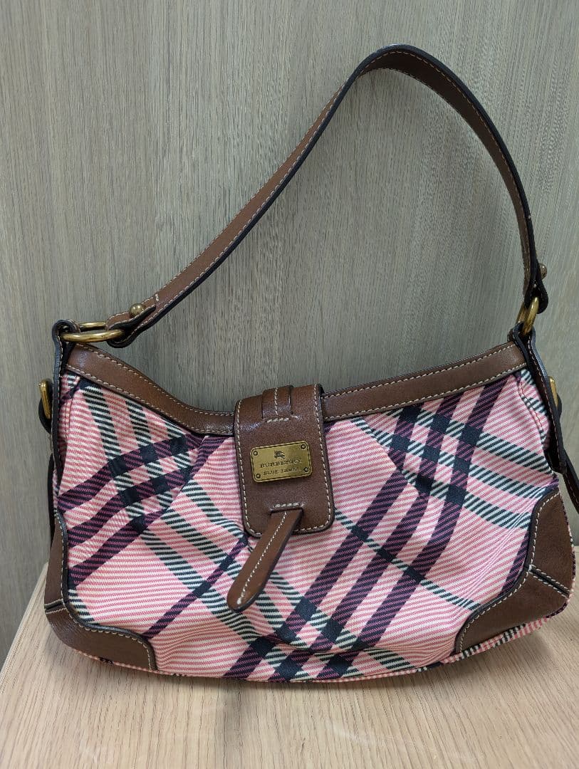 BURBERRY バーバリー ブルーレーベル ノバチェック ハンドバッグ