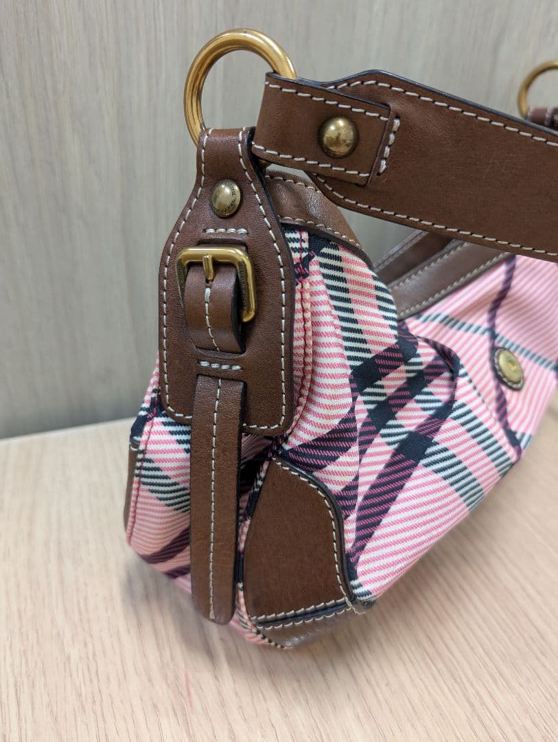 BURBERRY バーバリー ブルーレーベル ノバチェック ハンドバッグ