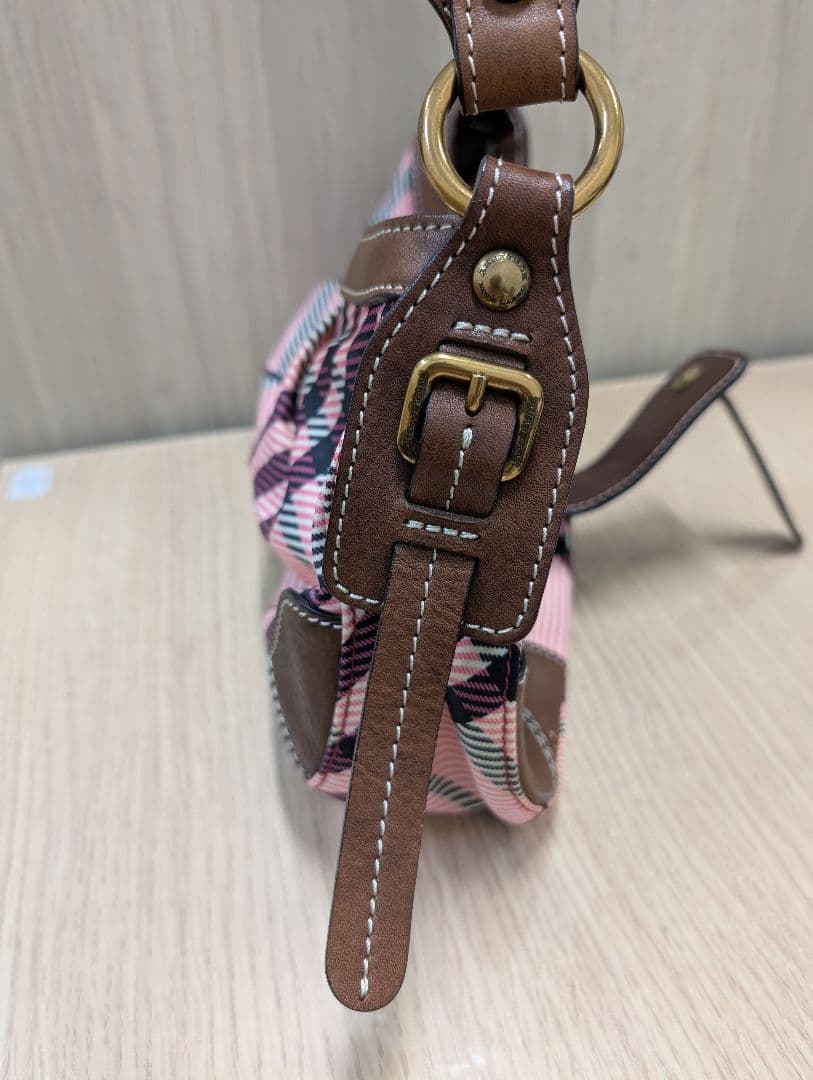 BURBERRY バーバリー ブルーレーベル ノバチェック ハンドバッグ