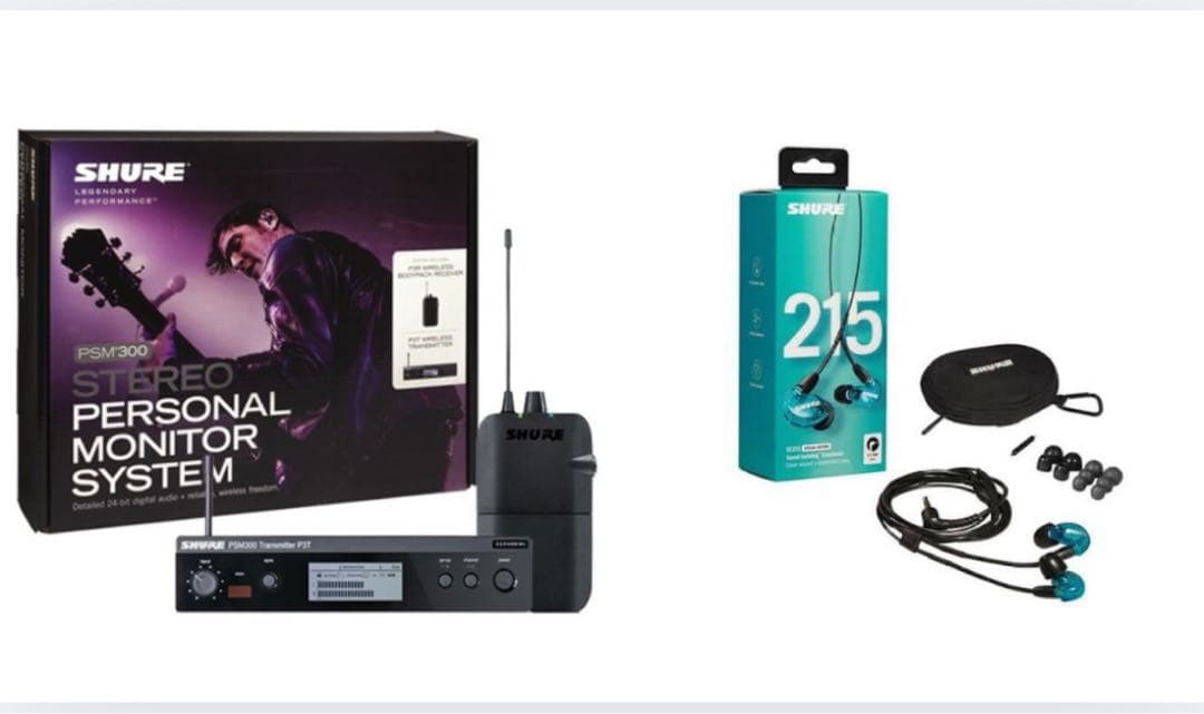 レ*ミ様 SHURE PSM300 & SHURE シュア イヤホン