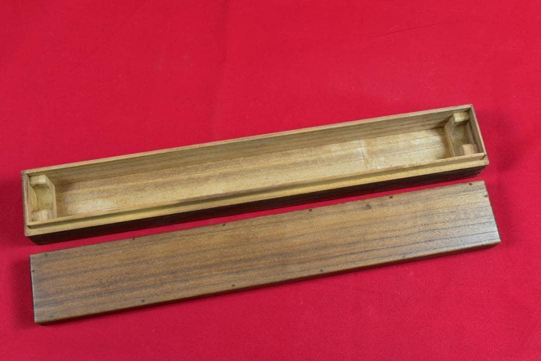 掛軸用桐箱/磨き時代箱/空箱/内寸50.8㎝×5.7㎝/掛軸☆宝船☆AB-218