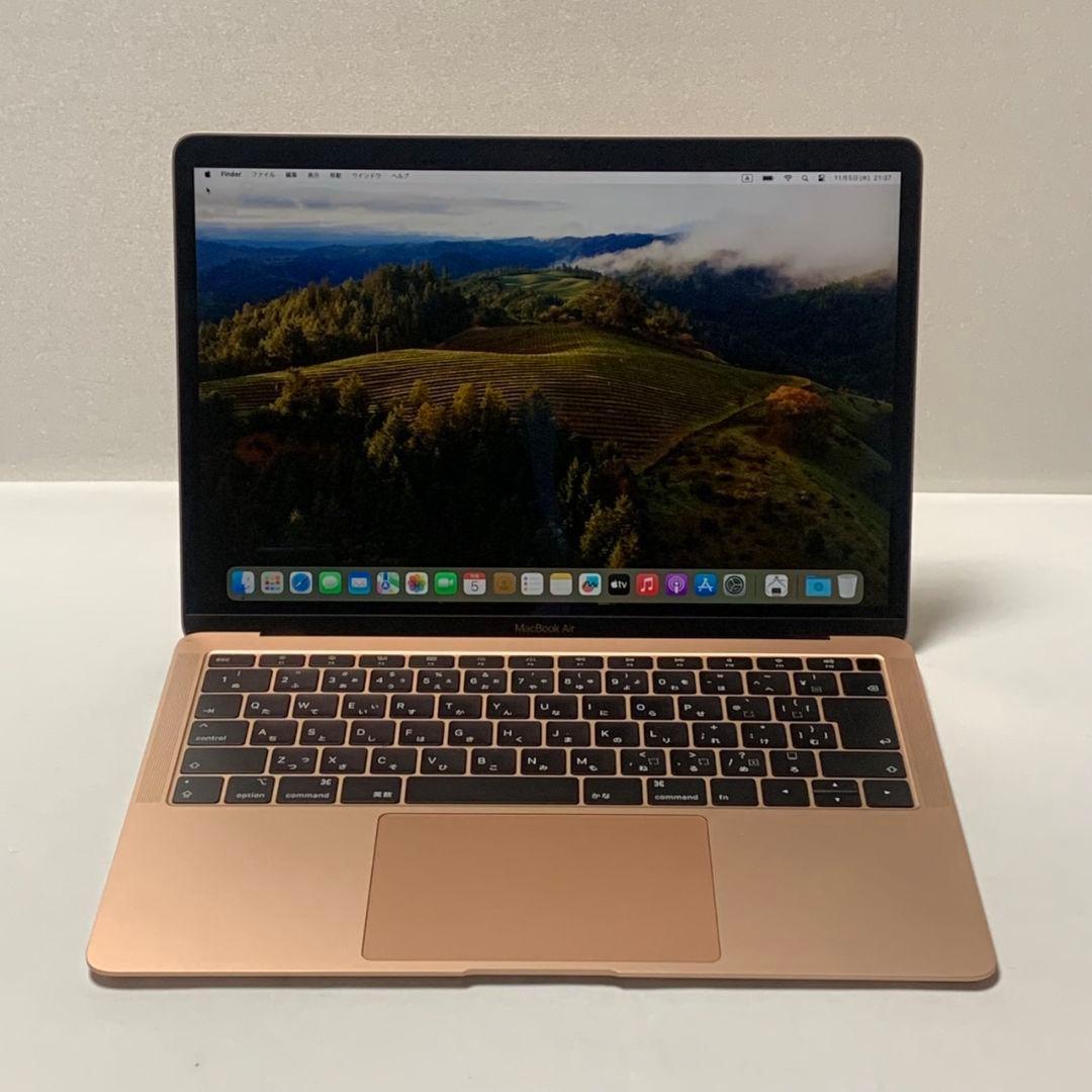 【箱付美品】MacBookAir2018 充放電70回ローズゴールドパソコンPC