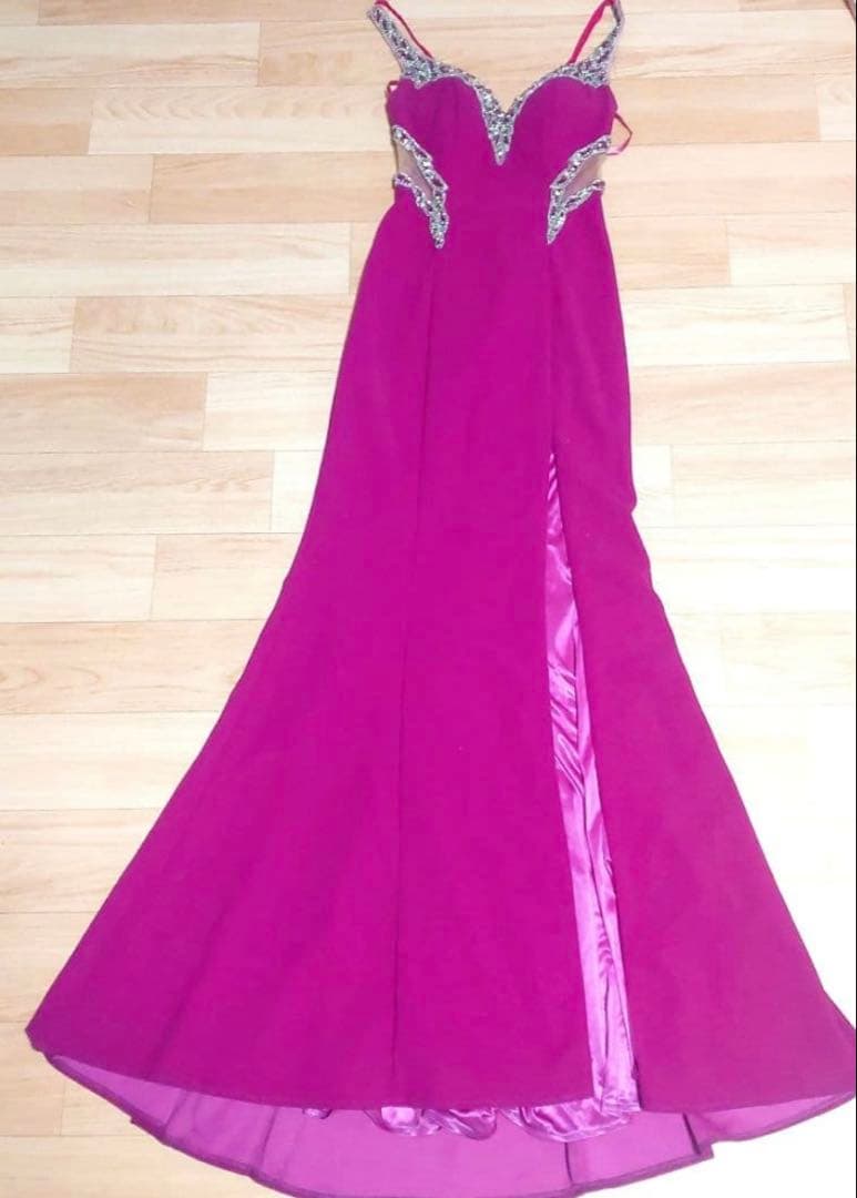 IRMA イルマ ロングドレス ビジュー付き キャバドレス