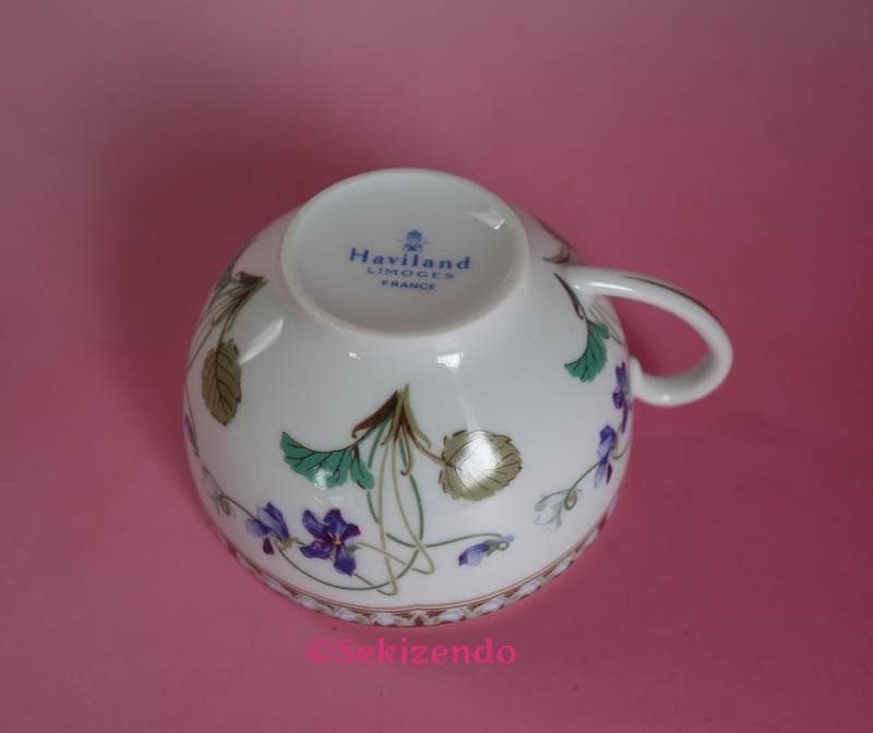 アビランド アンペラトリスユジェニー　カップ＆ソーサー　リモージュ ２４８８