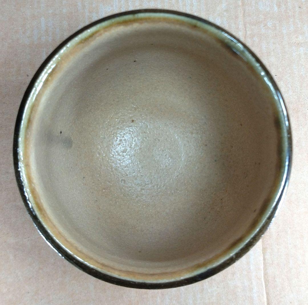 【本物保証】金城次郎 湯呑(海老魚紋）共箱(本人書付）栞 壷屋焼 人間国宝 美品