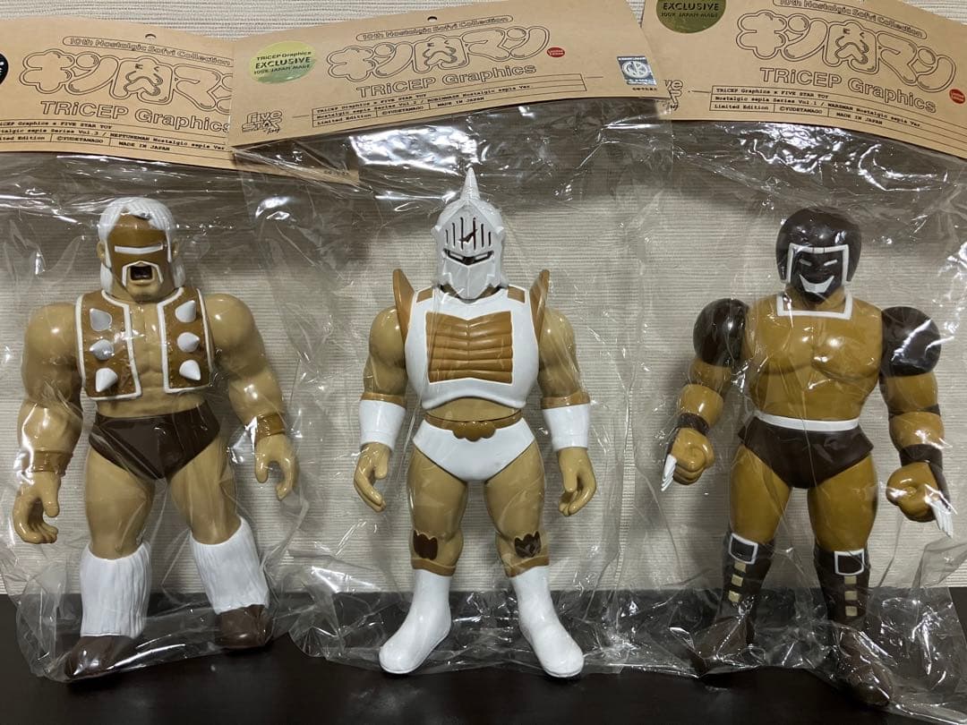 ファイブスタートイ★キン肉マンソフビキン消しキンケシロビンマスクウォーズマン