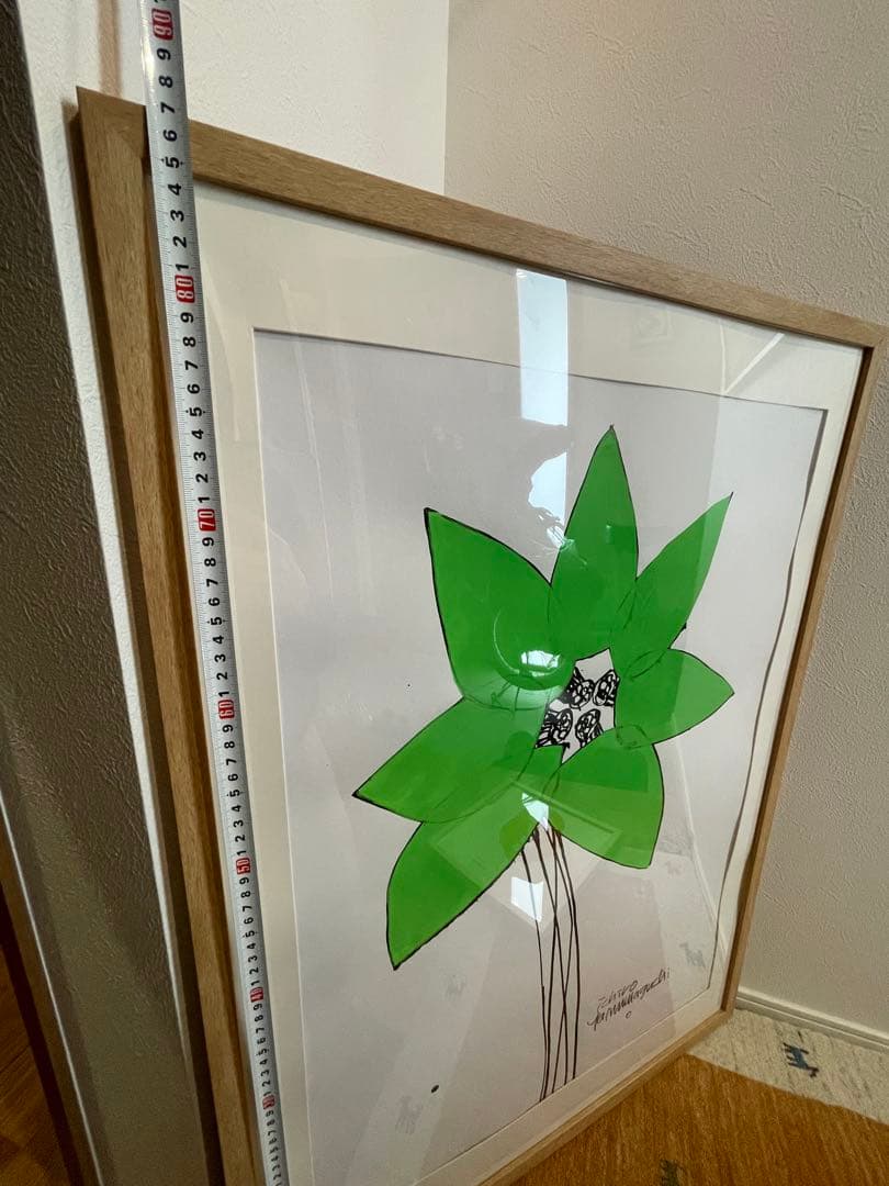 山口一郎 原画　Lサイズ　HANA-green